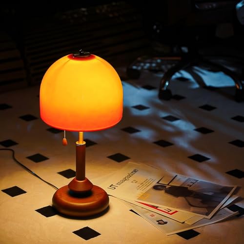 Orange Table Lamp (Orange, 9.4 Inch)