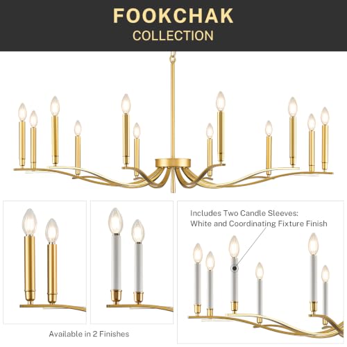 Chandelier Modern Dining Room Light Fixture Candle Chandelier Over Table Metal Chandeliers Lighting for Living Room Entry Master Bedroom Bathtub Kitchen