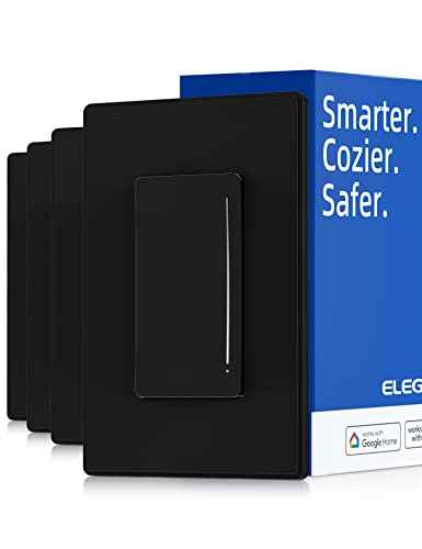 Smart Dimmer Light Switch DTR30 (3 Way / Matte Black)