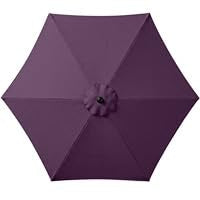 7.5ft Solar Umbrella LED Lighted Patio Umbrella