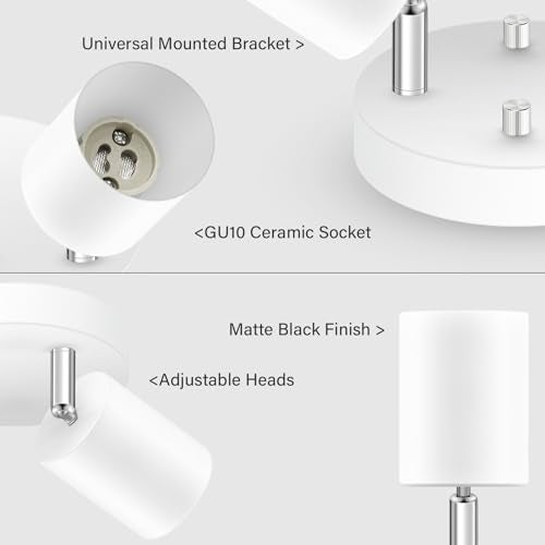 LED 2 Light Track Lighting Kit (2 Light-White)