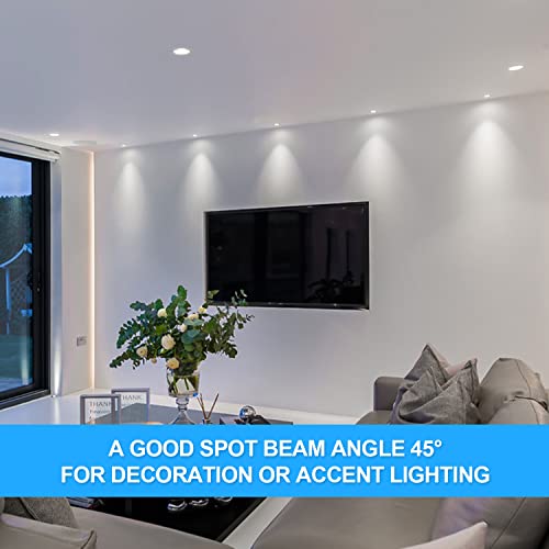 12 Pack MR16 LED Bulbs 5W GU5.3 12V Spotlight (Neutral White)
