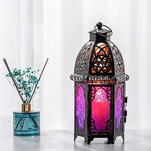 Halloween Decorations Indoor (Large / Purple - 12.8''h)