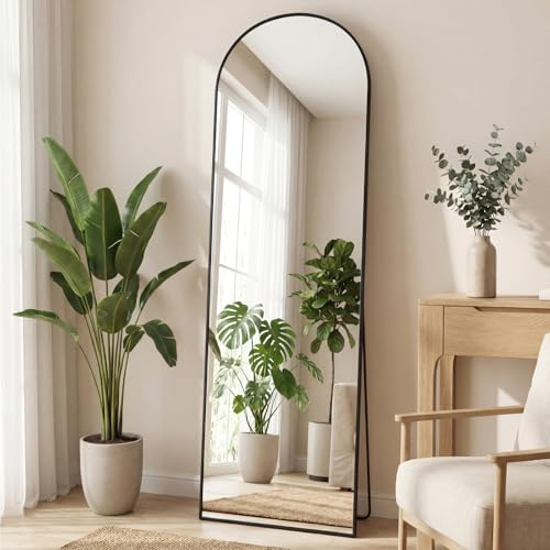 19"x58" Arched Mirror Full Length (Black-arched / 58"L x 19"W)