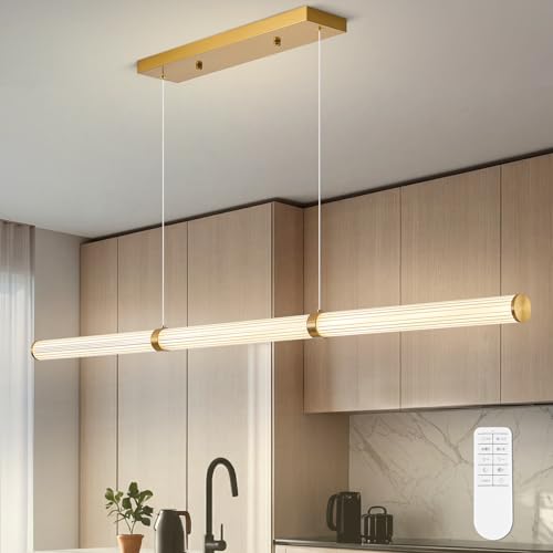 59" LED Linear Pendant Light (Gold / 59IN)