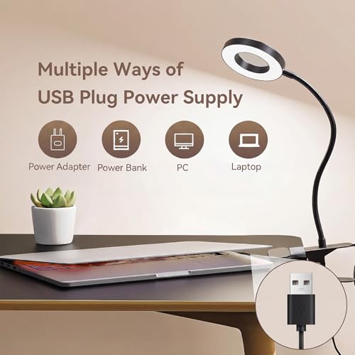 LED Desk Lamp Table Lamp with USB Charging Port