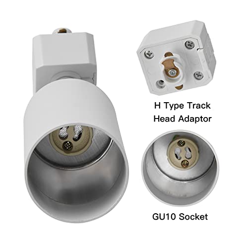 12 Light GU10 LED Track Lighting Kit (White)