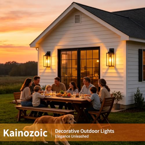 15 Inch Motion Sensor Dawn to Dusk Outdoor Sensor Light Fixture Waterproof Porch Lights Anti (15 Inch)