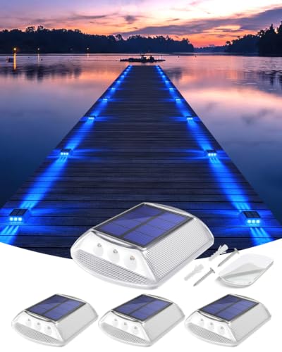 Deck Lights Solar Powered IP68 Waterproof
