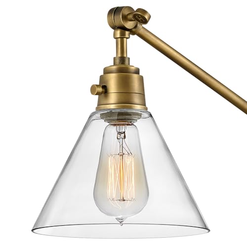 Arti Medium Swing Arm Single Light Wall Sconce (Heritage Brass)