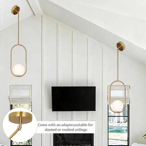 Gold Pendant Light (Gold-2026 upgraded version E26)