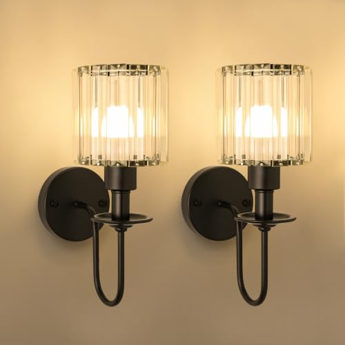 Battery Operated Wall Sconces Set of 2