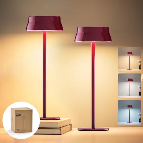 Cordless Table Lamp (Red)