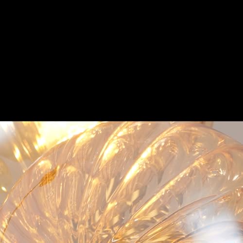 Large Glass Globe Sputnik Chandelier