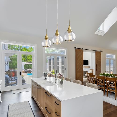 Pendant Light Fixtures Kitchen (Gold / 2 Pack-6inch)