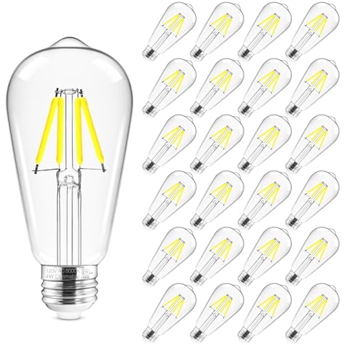 Edison Bulbs Dimmable (Daylight White)