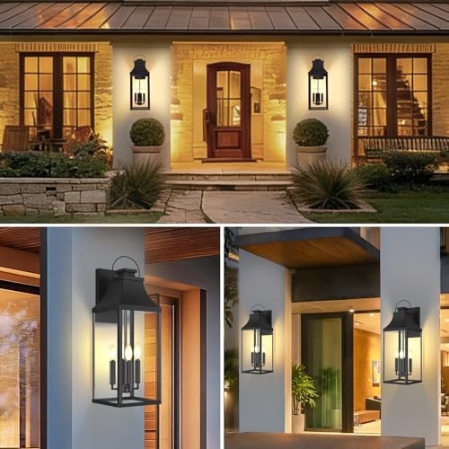 25 Inch Dusk to Dawn Outdoor Wall Sconce (Dusk to Dawn / 25 Inch)
