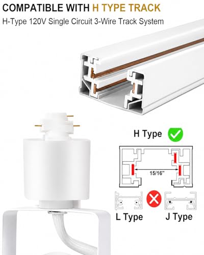 12 Pack LED Track Lighting Heads with Remote