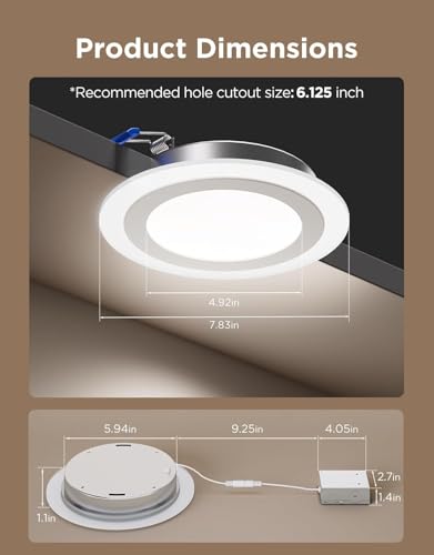Smart Recessed Lighting 6 Inch (6 Inch)
