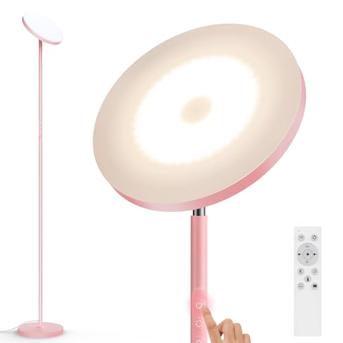 Torchiere Floor Lamp (Pink)