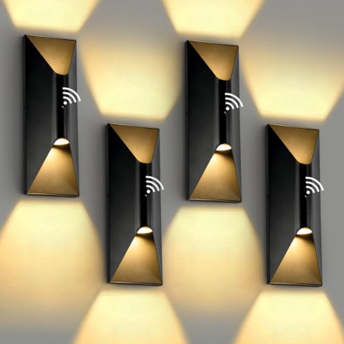 Dusk to Dawn Outdoor Wall Lights (4 Pack)