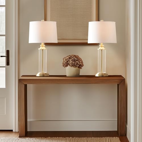 Table Lamp for Bedroom Set of 2 (Gold / 13"Dia x 26"H(2))