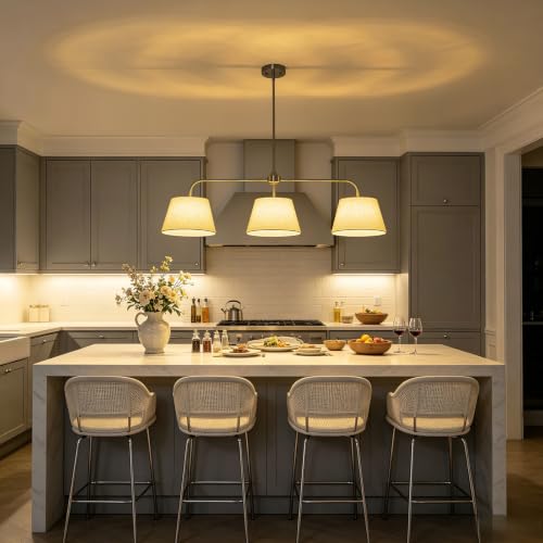 40" Nickel Kitchen Island Lighting (Nickel)