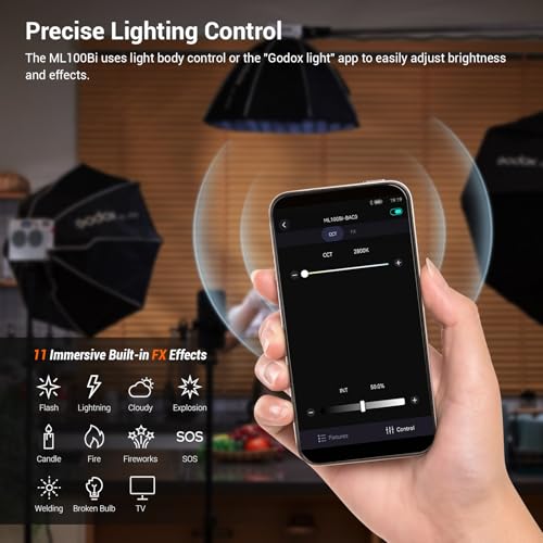 ML100Bi 100W Portable LED Video Light