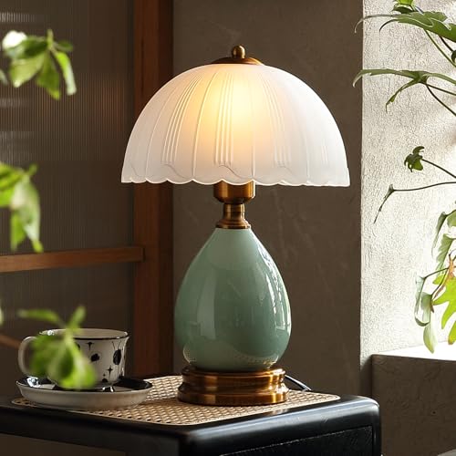 16" Vintage Ceramic Table Lamp for Bedroom (LD001)