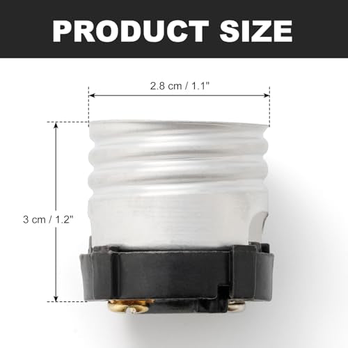 UL Listed Keyless Light Socket Replacement (Keyless - Socket)