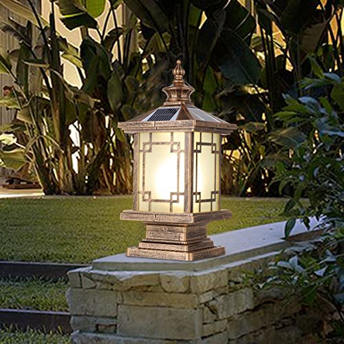 LED Solar Post Light Outdoor