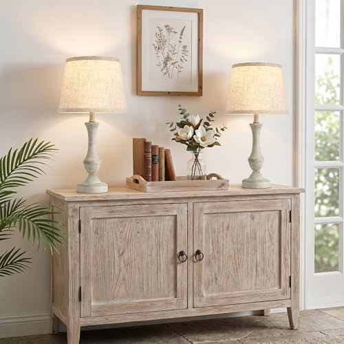 Table Lamp Set of 2 (Antique Grey / 19 in)