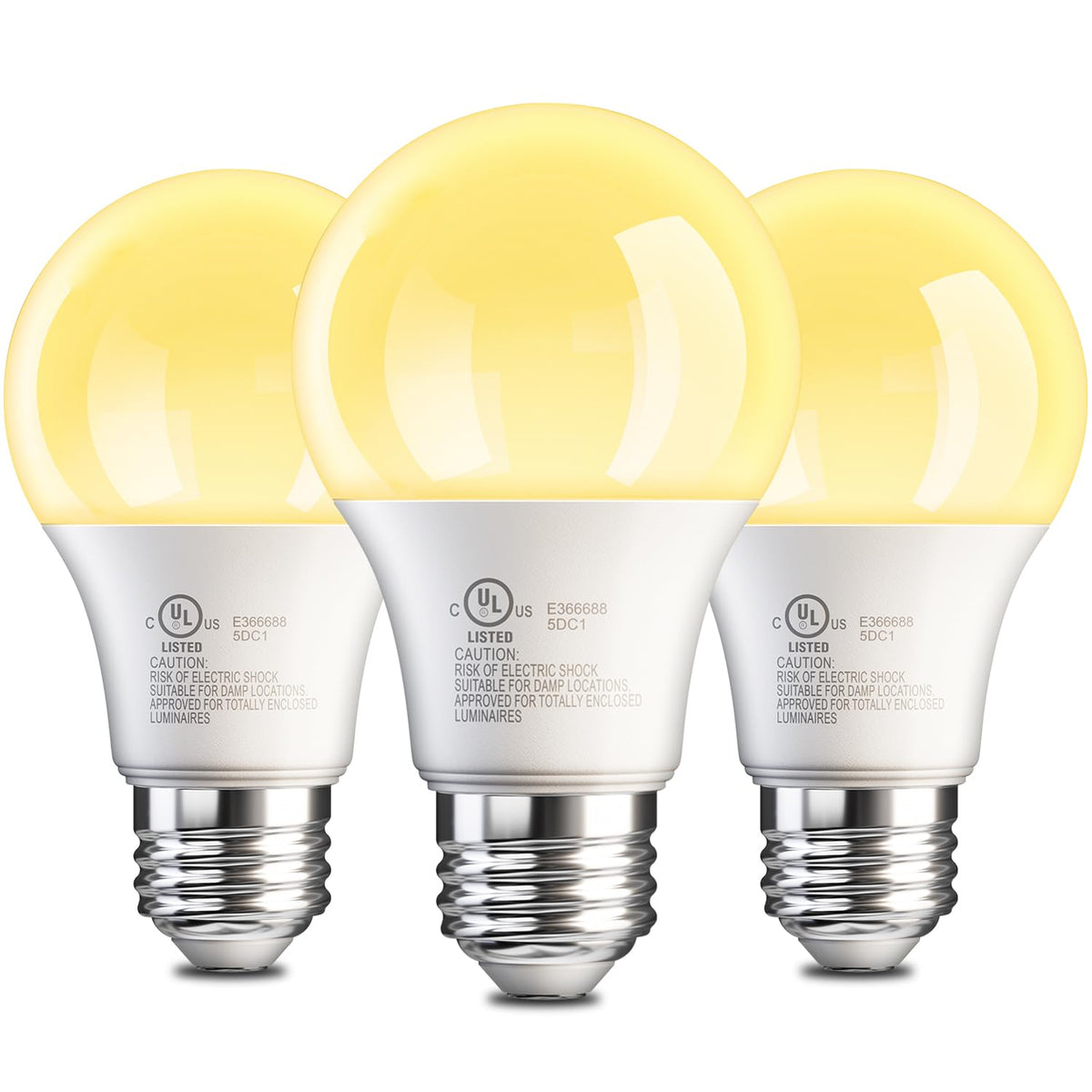 A19 LED Light Bulb (2700k Soft White / 3 Pack)