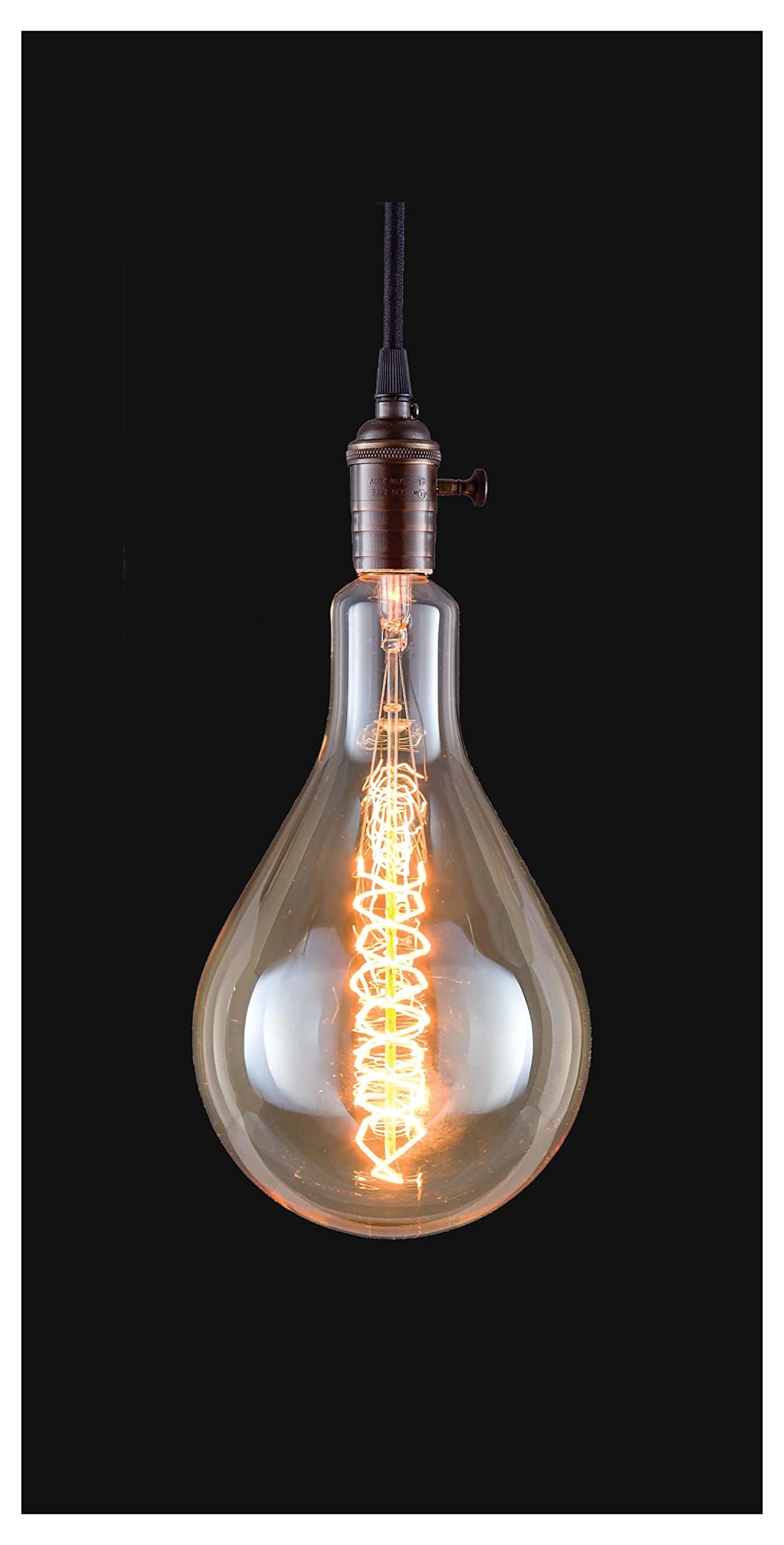 E26 Medium Base Oversized Vintage Style Light Bulb (PS52 Style)