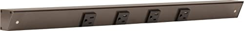 Task APT Angled Power Strip 24 inch (24 inch Standard / Bronze)