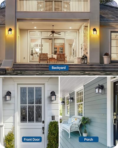 2 Pack Outdoor Wall Lights