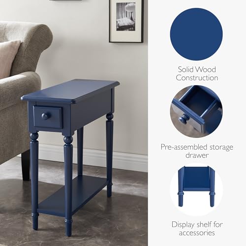 Coastal End Table (Navy)