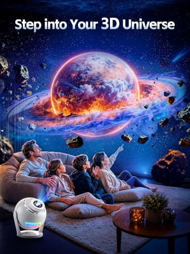 3D Galaxy Projector (Multicolor)