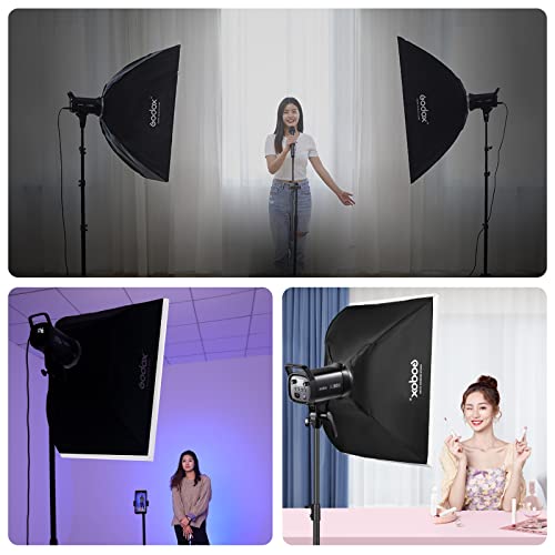 SL100Bi 2 Light Kit 100W Continuous LED Video Light bowens mount photography lighting with Softbox Light stand for video recording