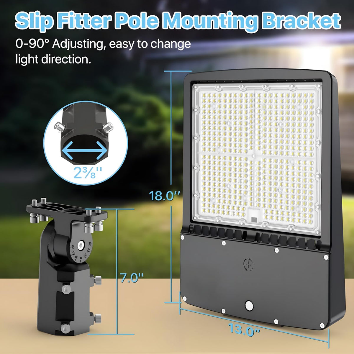 300W Parking Lot Light
