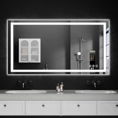 30"x48" LED Bathroom Mirror with Lights (30"L x 48"W)
