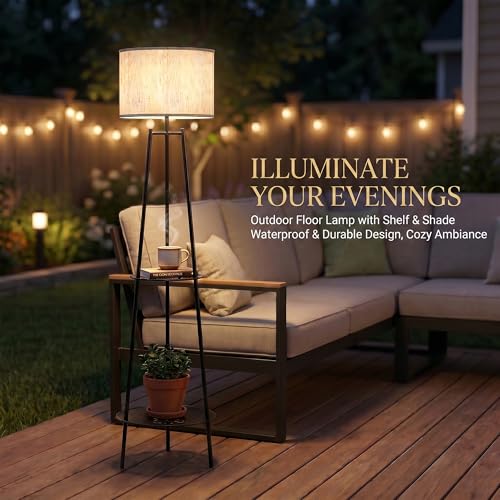 Solar Light with 2 (46" (2-Tier) 1 Pack)