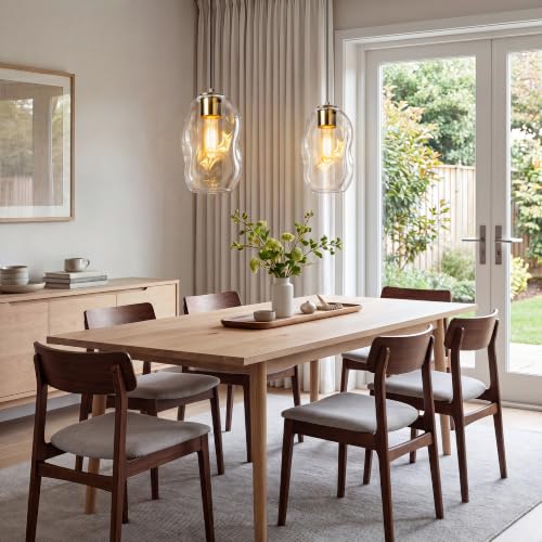 Pendant Lights Kitchen Island (Gold-11.4"H / 2 Pack)