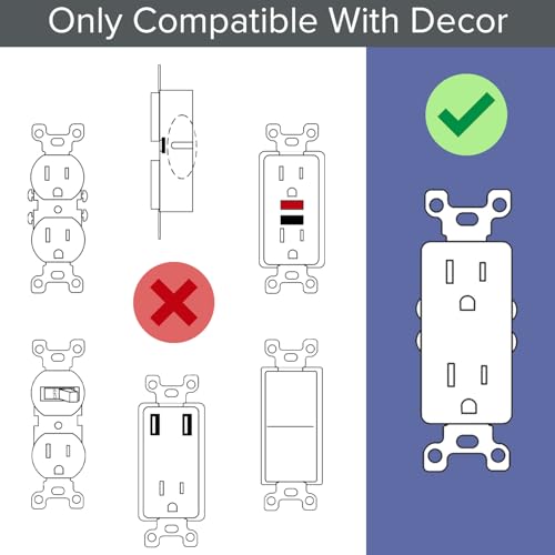2 Pack SnapPower GuideLight [for Standard Decor (Décor / White)