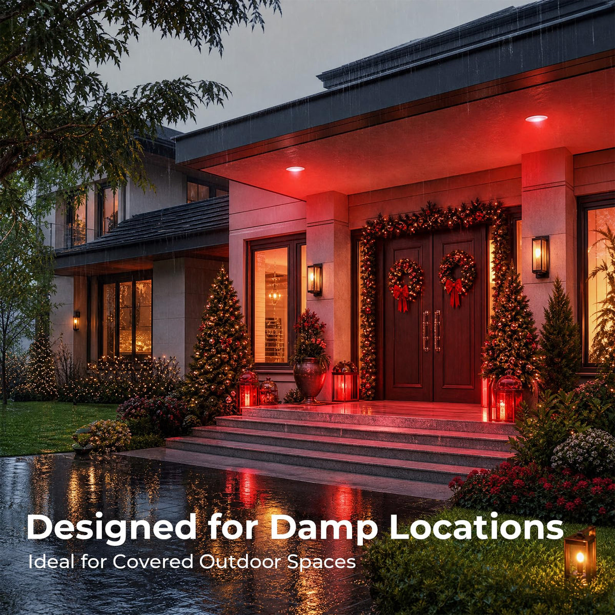 PAR38 Dimmable Red Light Bulb (Red / 2 Pack)
