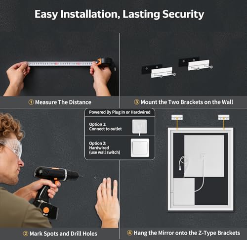 LED Bathroom Mirror with Lights