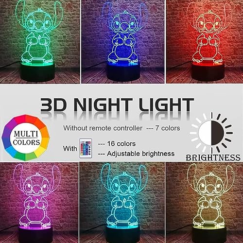 3D Illusion Night Light (Blue)