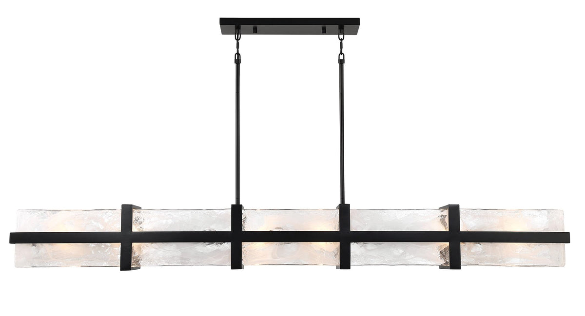 3618 66A Cloud Break Cloud Glass Island Light (60" Long)