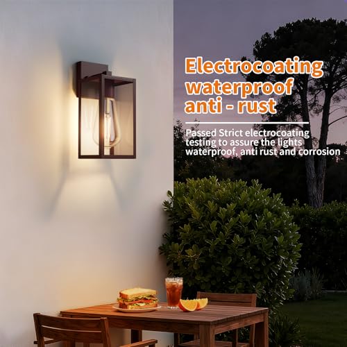 13'' Oil Rubbed Bronze Outdoor Light Fixtures Wall Mount (Oil-Rubbed Bronze / 13.3'')