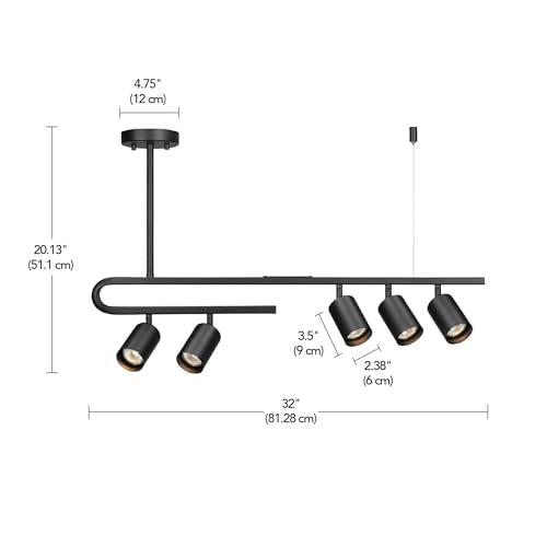 64000121 32" 5 (Black (5-Light))